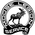 Moose Legion - Formal Logo - Black & White